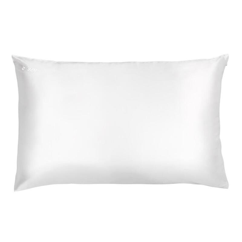 Taie d'oreiller en satin blanc (Queen)