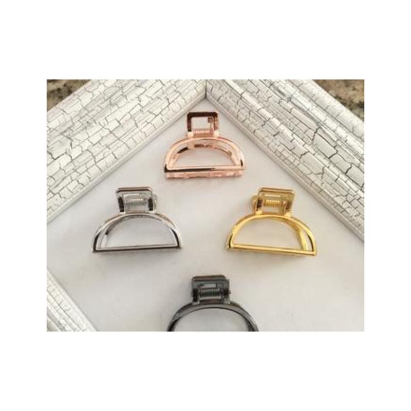 Mini metal clip gold